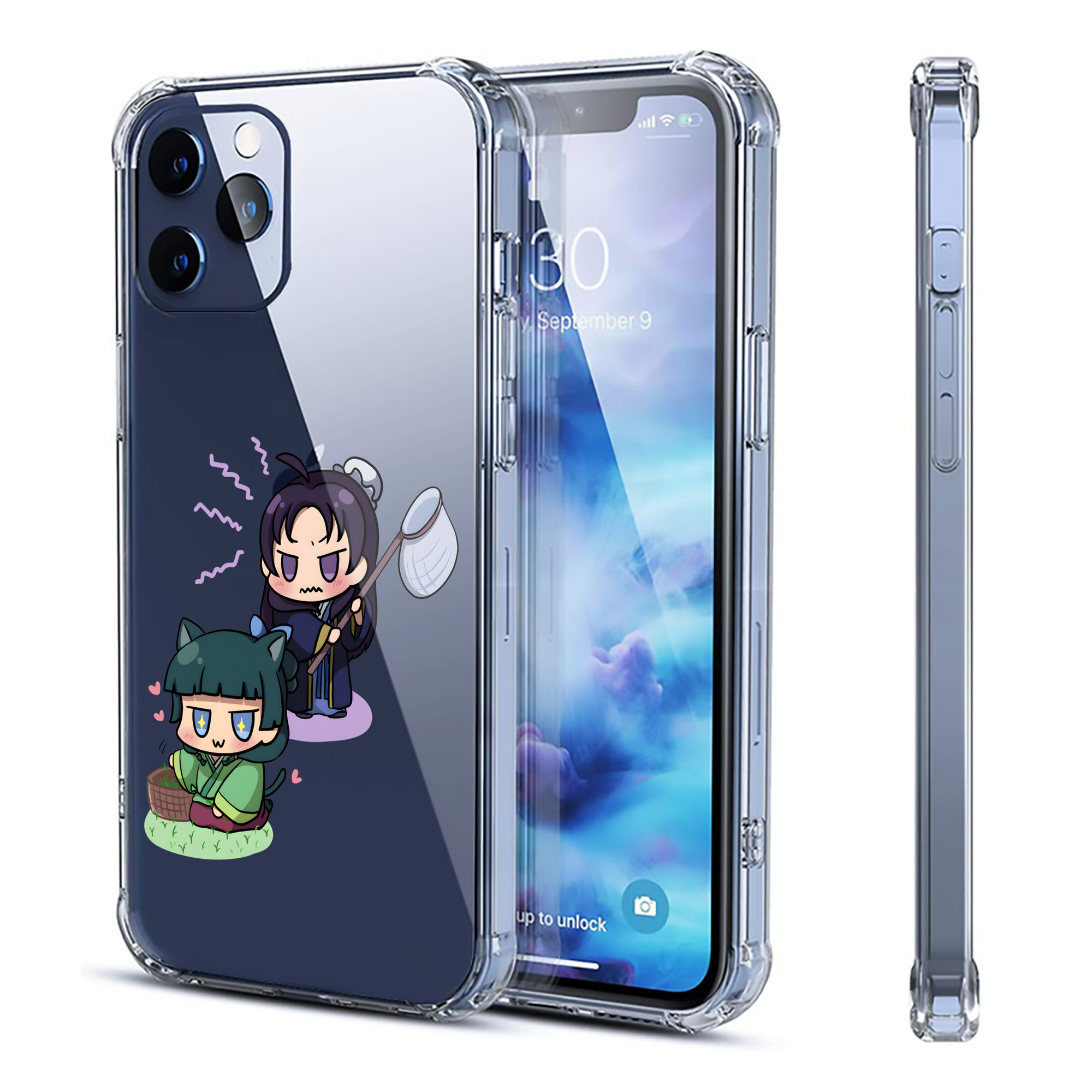 （画像用） 薬屋のひとりごと The Apothecary Diaries 【iPhone 12シリーズ対応】透明スマホケース（クリアソフトケース）